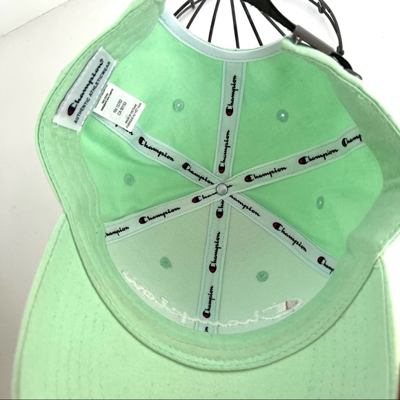 Champion Classic Script Baseball Cap Mint Green - Picture 4 of 5